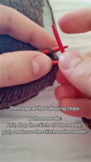 Kitchener stitch: tutorial - Slow version