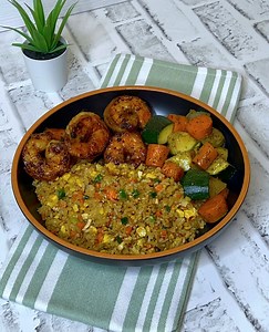 Shrimp and veggies. | Joyful Cook