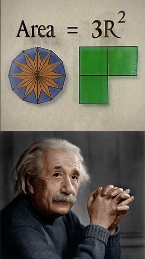 Comment below if you like geometry 🗿🔥Sigma Mindset Area of Dodecagon = 3R² | Pure Geometry Power ✨