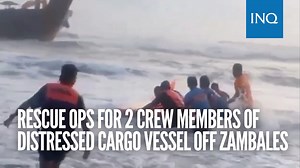 97K views · 1.3K reactions | A search and rescue (SAR) operation is underway for two crew members of a distressed deck cargo ship off Zambales, the Philippine Coast Guard (PCG) reported on Sunday. |  : Philippine Coast Guard / Facebook Read more: https://newsinfo.inquirer.net/1620976/rescue-ops-for-2-crew-members-of-distressed-cargo-ship-off-zambales | INQUIRER.net | Facebook