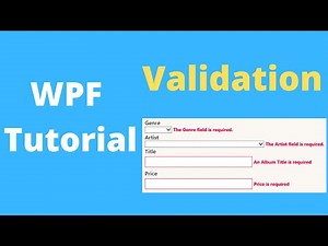 WPF-Validation : hướng dẫn sử dụng Exception, IDataErrorInfo, ValidationRule, & Annotations