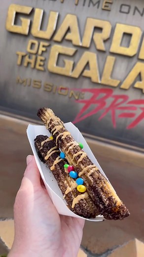 A new churro has been spotted at Terran Treats at Disney California adventure! The new peanut butter and M&M churro will have you saying l am Groot because it is so good. For all the information on this newest treat head over to our blog and let us know in the comments if you will be trying this next time you are at DCA. #guardiansofthegalaxy #disneyfood #disneyfoodie #disneyfoods