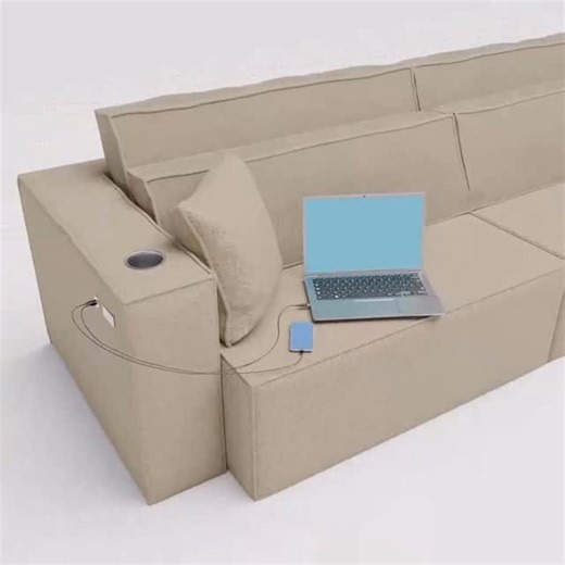 Furniture Direct Online on Instagram: "Modern design meets everyday comfort 🛋️✨ The Serena Straight Electric Sofa Bed is made for modern living. With electric seat depth adjustment, built-in cup holders, USB charging, and a hidden control panel, everything is designed to work effortlessly. By day, it’s a spacious and elegant sofa. By night, it transforms into a comfortable bed for guests. Finished in premium cream fabric and now available at an offer. #SofaBed #ElectricSofa #ModernFurniture #Li