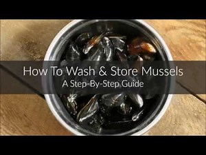 How To Wash & Store Mussels