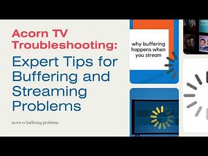 How to Fix Acorn Tv Buffering Problems - How to Fix Acorn Tv Streaming Problems - Acorn Tv Problems