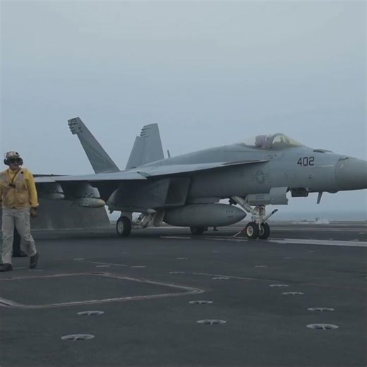 F-18 Engines Roaring for Carrier Launch #aviation #military #navy