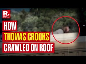 Trump Assassination Attempt: UNSEEN Video Shows How Thomas Crooks Crawled On Roof At Trump Rally