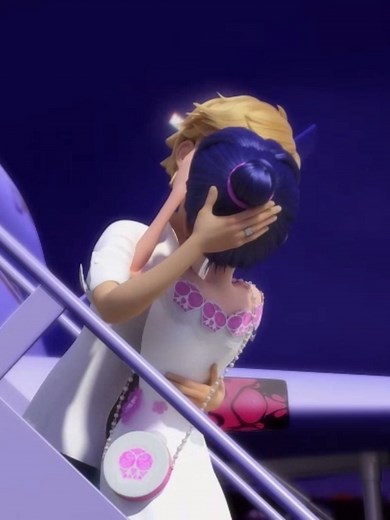THEY FINALLY KISSED AAAA 🚨🩷 #miraculous #adrienette #adrinetteedit #miraculousladybug #adrien #marinette