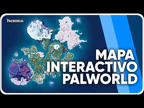 🔥MAPA con TODAS LAS UBICACIONES de PALWORLD (Definitivo)
