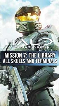 Halo Campaign Evolved - Mission 7: The Library | All Skulls And Terminals