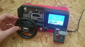 This Tiny, Fully-Functioning 'Out Run' Arcade Cabinet Is Too Adorbs