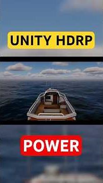 Unity sample project with Unity water system and volumetric procedural clouds.