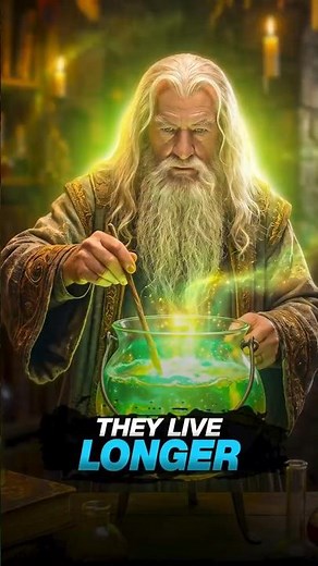 Why Wizards in Harry Potter Live So Long #harrypotter