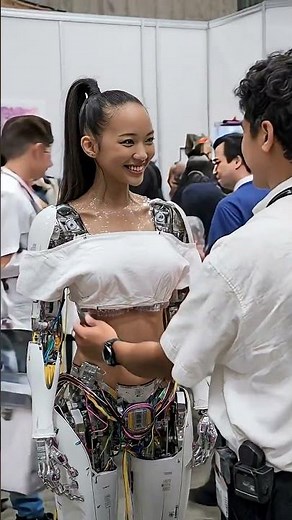 Robot Girl Tickled by Engineer – AI Laugh Module ON! 🤖😂