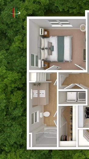 23K views · 189 reactions | Stunning 3D Floor Plan | Two Bedroom...