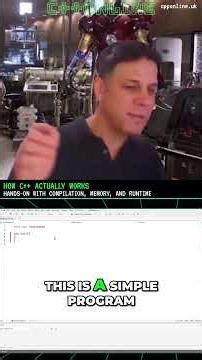 What Happens During C++ Compilation 🤔 #coding #shorts