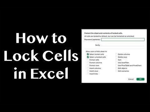 Excel: How to Lock Cells