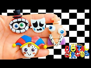 HOW TO MAKE THE AMAZING DIGITAL CIRCUS FIGURES! Polymer Clay Modelling - Part 2