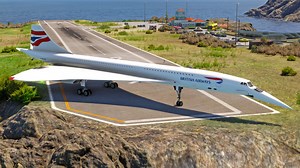 Amazing Pilot Skills! Concorde British Airways Takes Off from Tiny Runway! | Theskycalls