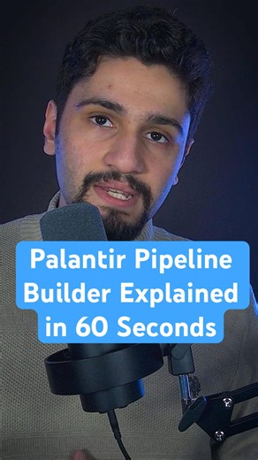 How Palantir Models Data in SECONDS! #palantir #data #pipelinebuilder #foundry #ai #pipeline