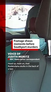 Police have released footage of Axel Rudakubana's taxi journey to the street where he carried out the Southport attacks. Read more: https://bbc.in/4gc43TS | BBC Lancashire