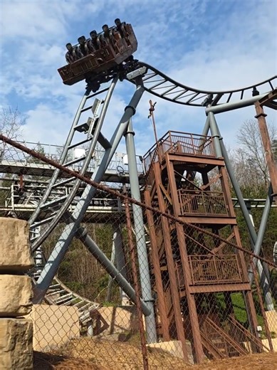 Mystery Mine has been closed all season at Dollywood for a major control system upgrade — not cosmetic, we're talking the actual brains of the ride. But today… they are testing it. You can see the cars running right now. This thing has a 95-degree drop, two inversions, all inside a themed abandoned coal mine — it is one of the most unique coasters in the park. Testing means they are getting close. We will be watching, and when Mystery Mine officially reopens, we will let you know. If you've got 