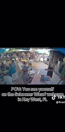 POV: You see yourself on the Schooner Wharf webcam in Key West, FL 👋🏼😁 #KeyWest #SchoonerWharf #Webcam #POV #ForYouPageee