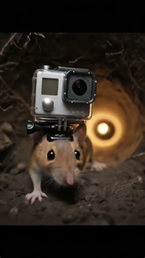“POV: Tiny Mouse Enters a Dark Burrow | GoPro Adventure in 4K”
