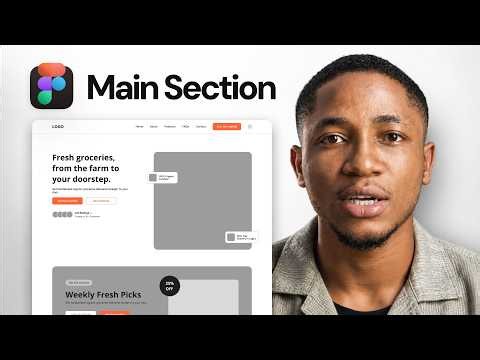 How to Wireframe Main Container Sections in Figma (UI/UX Step-by-Step Beginner Tutorial)