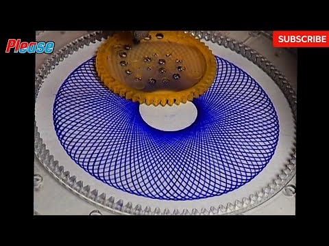 🔥 15 Amazing Spirograph Patterns | Satisfying Geometric Art |This Machine Draws PERFECT Patterns 😱|