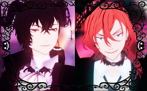 【BSD/MMD】Happy Halloween【太宰治/中原中也】