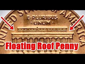 Floating Roof Error Lincoln Pennies - How to Tell if You Found One - Error Coins in Pocket Change