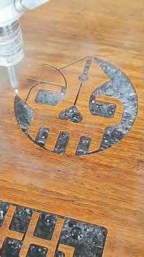 Art originates from creation #stress relief #healing #water jet cutter #craft making