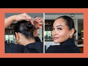 How To Do a Sleek Bun in 5 Minutes | Sleek Bun Tutorial