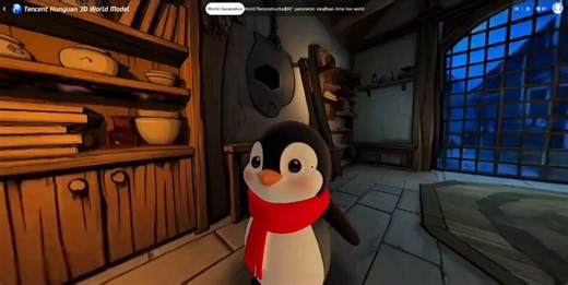 RT @DylanTFWang: Genie3 generates videos. We generate 𝟯𝗗 𝘄𝗼𝗿𝗹𝗱𝘀 you can actually use.Launching tomorrow — Tencent #HYWorld 2.0, an engine…