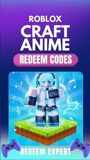 Craft Anime Redeem Codes | Craft Anime Codes | Roblox Craft Anime Codes #craftanime