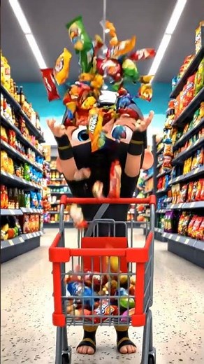 👉 “Baby Ninja Goes Shopping… Chaos Happens 😂🛒”
