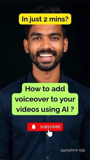 How to Add AI Voiceover to Videos in 60 Seconds! 🔥 | AI Video Series #shorts