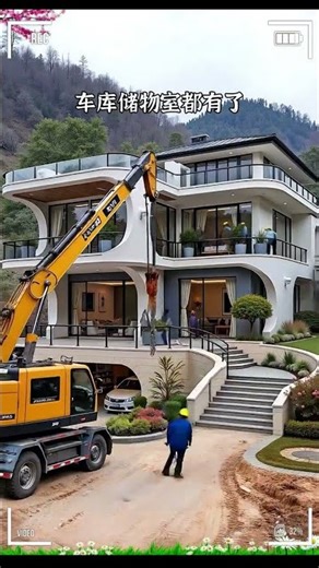 Practical elevated house design for rural areas! #RuralSelfBuildingHouse