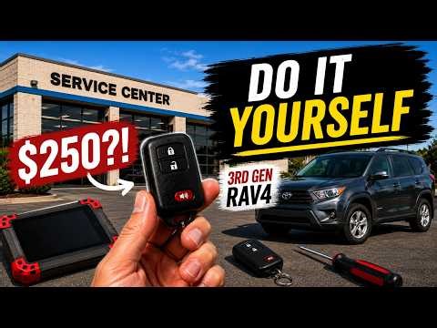 Dealership Wanted HOW MUCH?! Program Your Own Key Fob (3rd Gen RAV4)