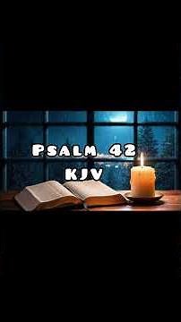Psalm 42 Audio Bible for Sleep & Anxiety Relief | Peaceful Scripture Reading #bibleaudio