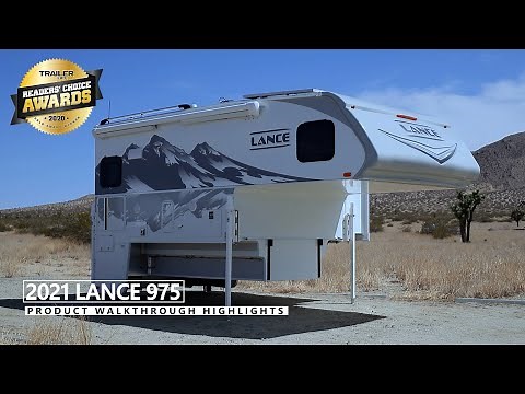 Lance 975 Truck Camper | Floor Plan Walkthrough & Feature Highlights