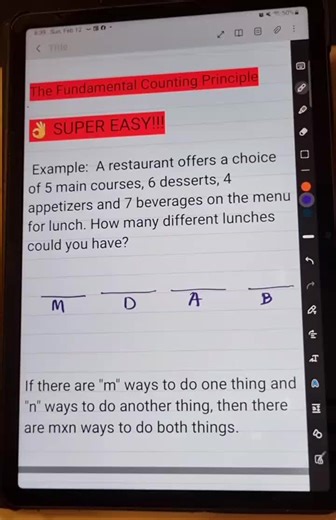 This video explains and illustrates how to apply the fundamental counting principle in solving problems like this.#fundamentalcountingprinciple of the #fundamentalprincipleofcounting #statistics #probabilityandstatistics