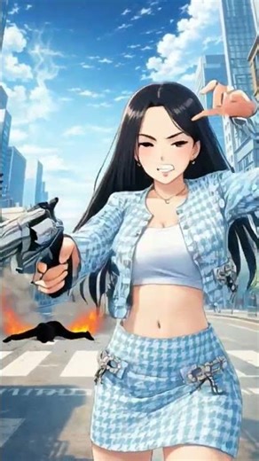 Lana Si Api Biru Cewek Ahli Senapan Berkekuatan Manusia Api Biru I Lady Squad