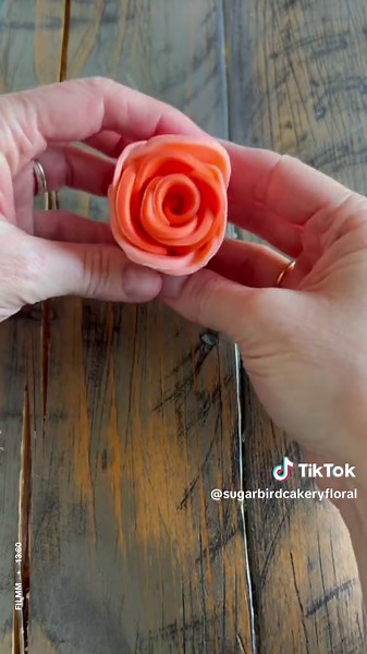 The easiest way to make fondant/gumpaste roses. These require no special tools and come together super quickly! My fondant was really soft so these would be better in gumpaste (but I didn’t have any so fondant it is lol). Fondant is Confectioner’s Choice brand Colour is Georgia Peach by Chefmaster #fondant #fondantcake #fondantart #fondantartist #fondantdesign #easydecorating #beginnerfondant #cakedecorating #cakeart #fondanttutorial #caketoppers #cupcaketoppers #fondantflowers #gumpaste #gumpas