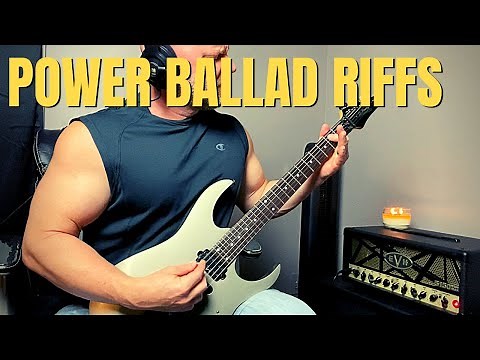 Heavy Metal Power Ballad Guitar Lesson - 3 Riffs