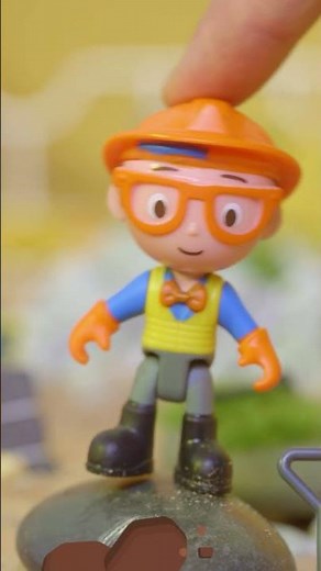 The Excavator Toy Play Song | Blippi #Shorts | Kids Adventure & Exploration Videos | Moonbug Kids