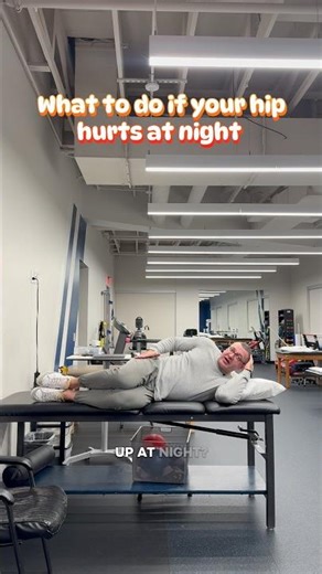 Hip pain at night #hippain #hippainrelief #sleep #physicaltherapy #exercise #hippaintreatment #pt