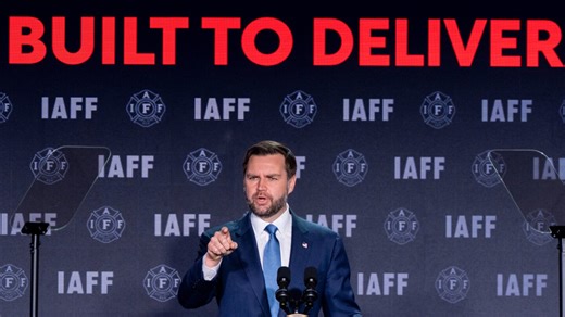 Vice President Vance touts White House support for firefighters at IAFF conference