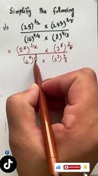 how to Simplify the algebraic expression | Silent Math Tutor #mathematics